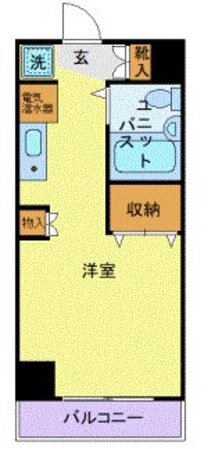 宇都宮駅 徒歩8分 4階の物件間取画像